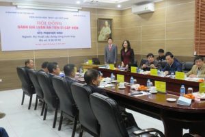 Buổi lễ bảo vệ luận án tiến sĩ cấp Viện của Nghiên cứu sinh Phạm Đức Hưng